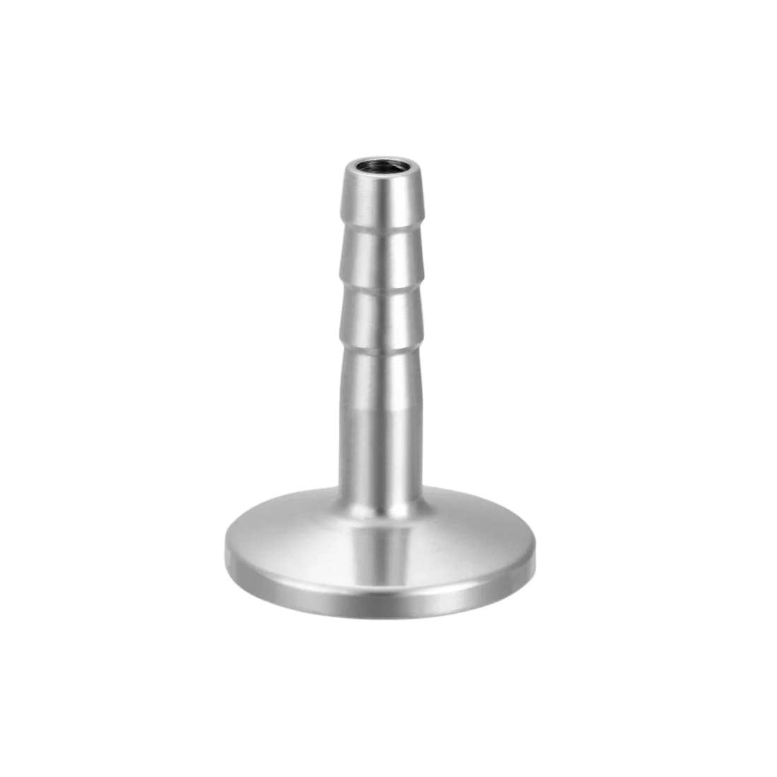 Stainless Steel KF10 Flange to 8mm Rubber Hose Barb Adapter for Vacuum
