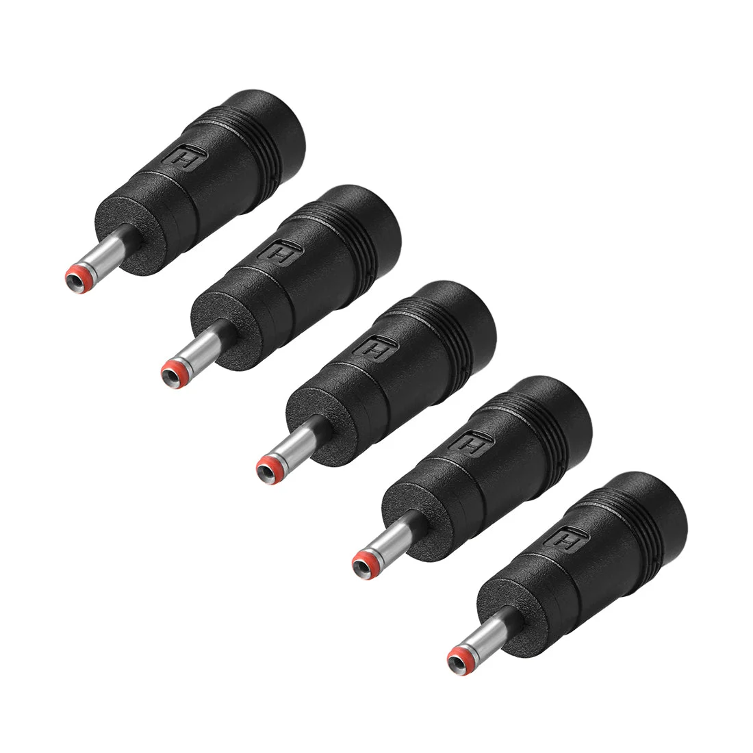 DC Power Connector 5.5mm x 2.1mm Female to 3.5mm x 1.35mm Male Coupler Adapter Converter 5Pcs