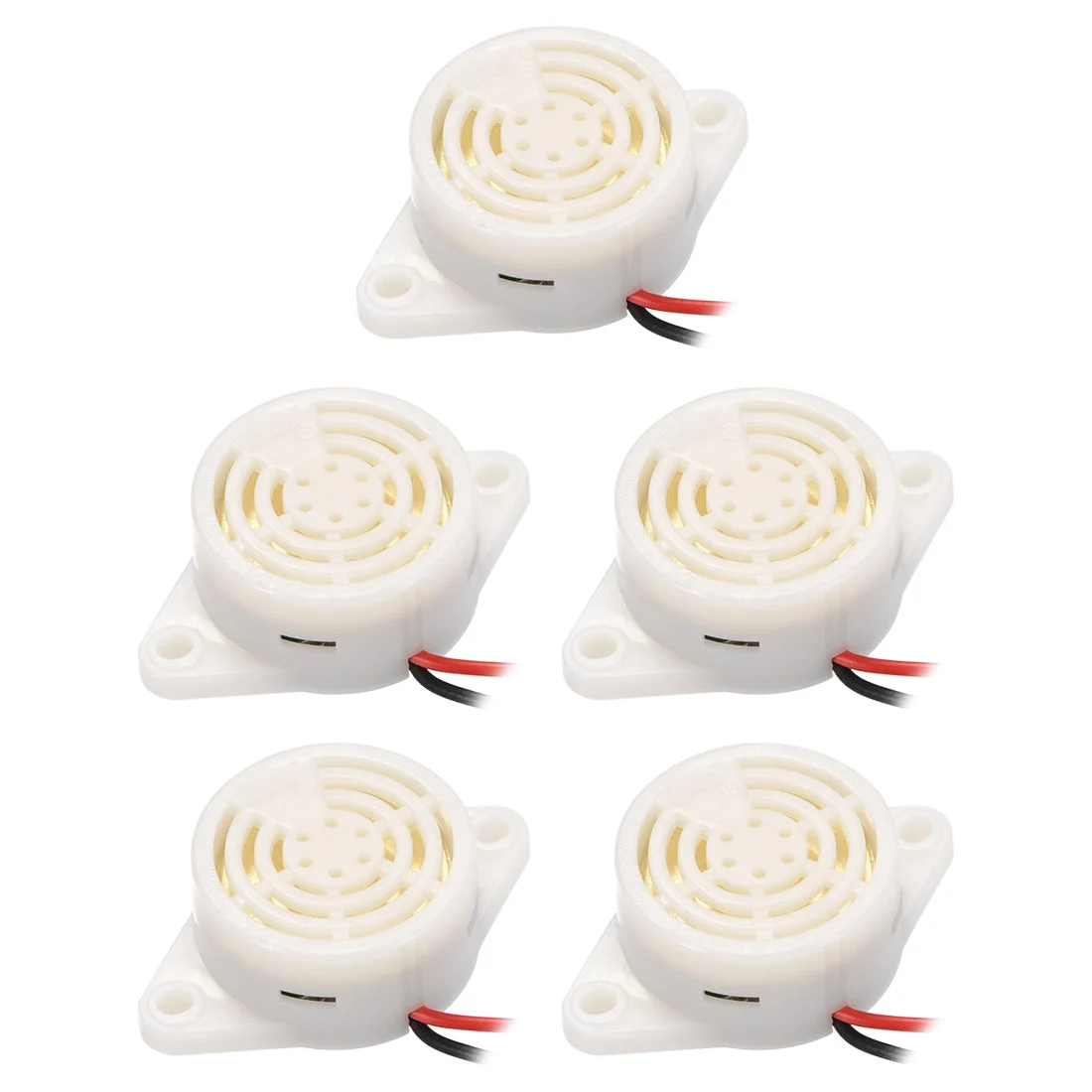 5 Pcs DC3-24V Active Electronic Buzzer Piezo Alarm Sounder Intermittent 100dB Beep Speaker