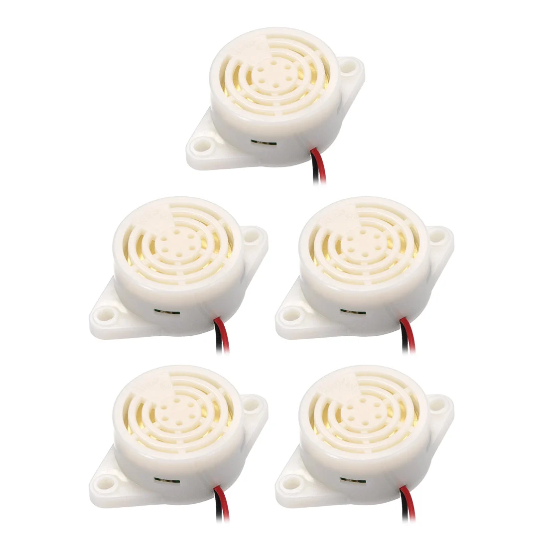 5 Pcs DC 3-24V Active Electronic Buzzer Piezo Alarm Sounder Continuous 90dB Beep Speaker