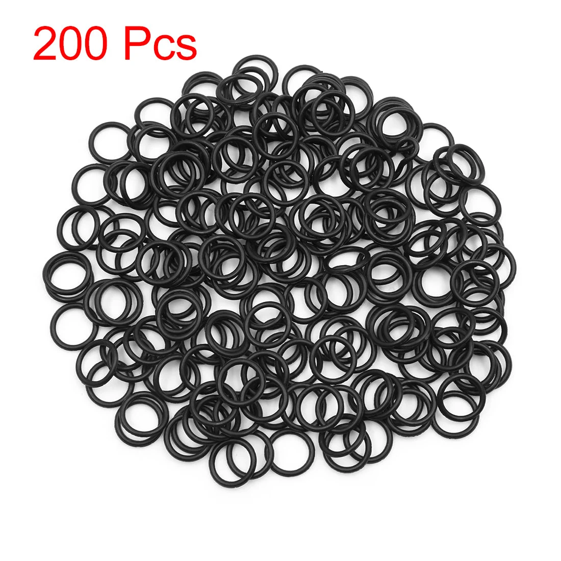 Black NBR O-Ring Seal Gasket Washer 11.2 x 1.8mm 200pcs