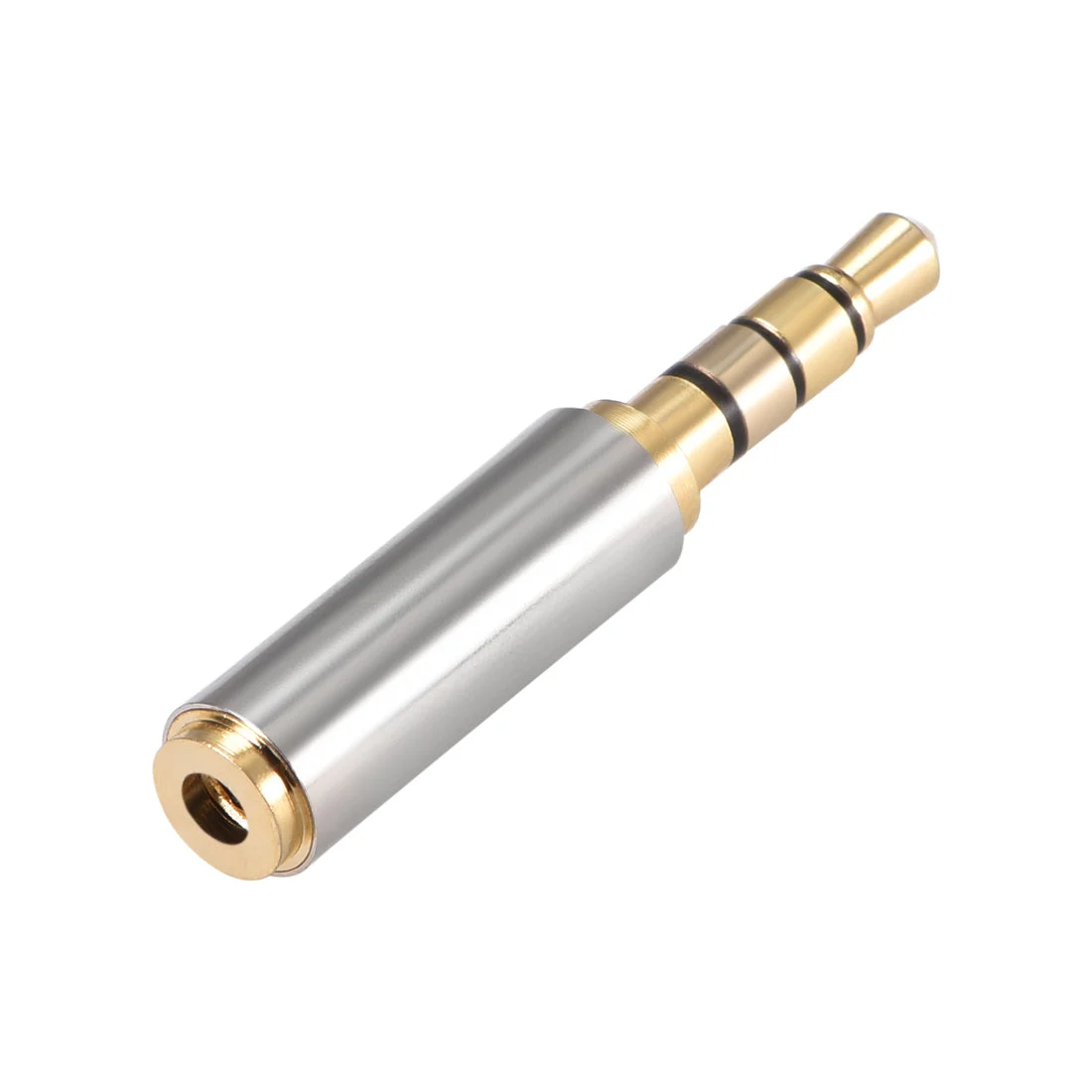 3.5mm Stereo 4 Pole Male to 2.5mm Female Adapter Coupler Converter Zinc Alloy