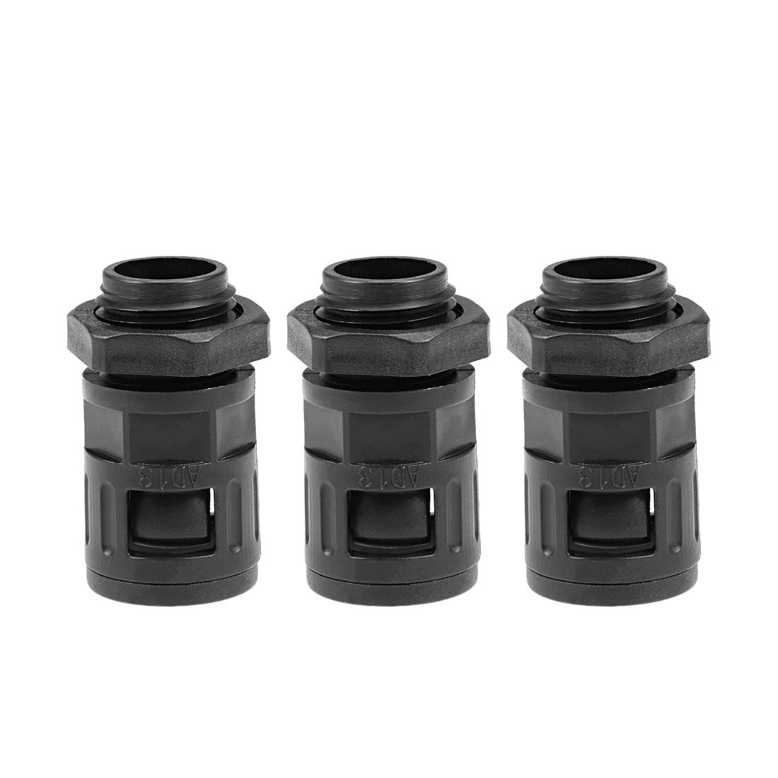 Cable Gland Corrugated Tube Connector AD13 Pipe Joint Clamps M16 Screw 3Pcs