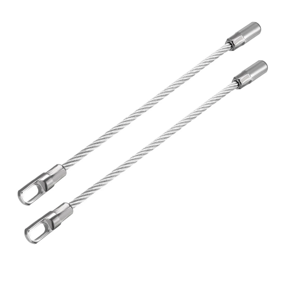 Uxcell 2PCS 180mm/7-inch Flexible Fish Tape Replacement Leader Wire Cable Puller for 6.5mm Fish Tape Wire Puller