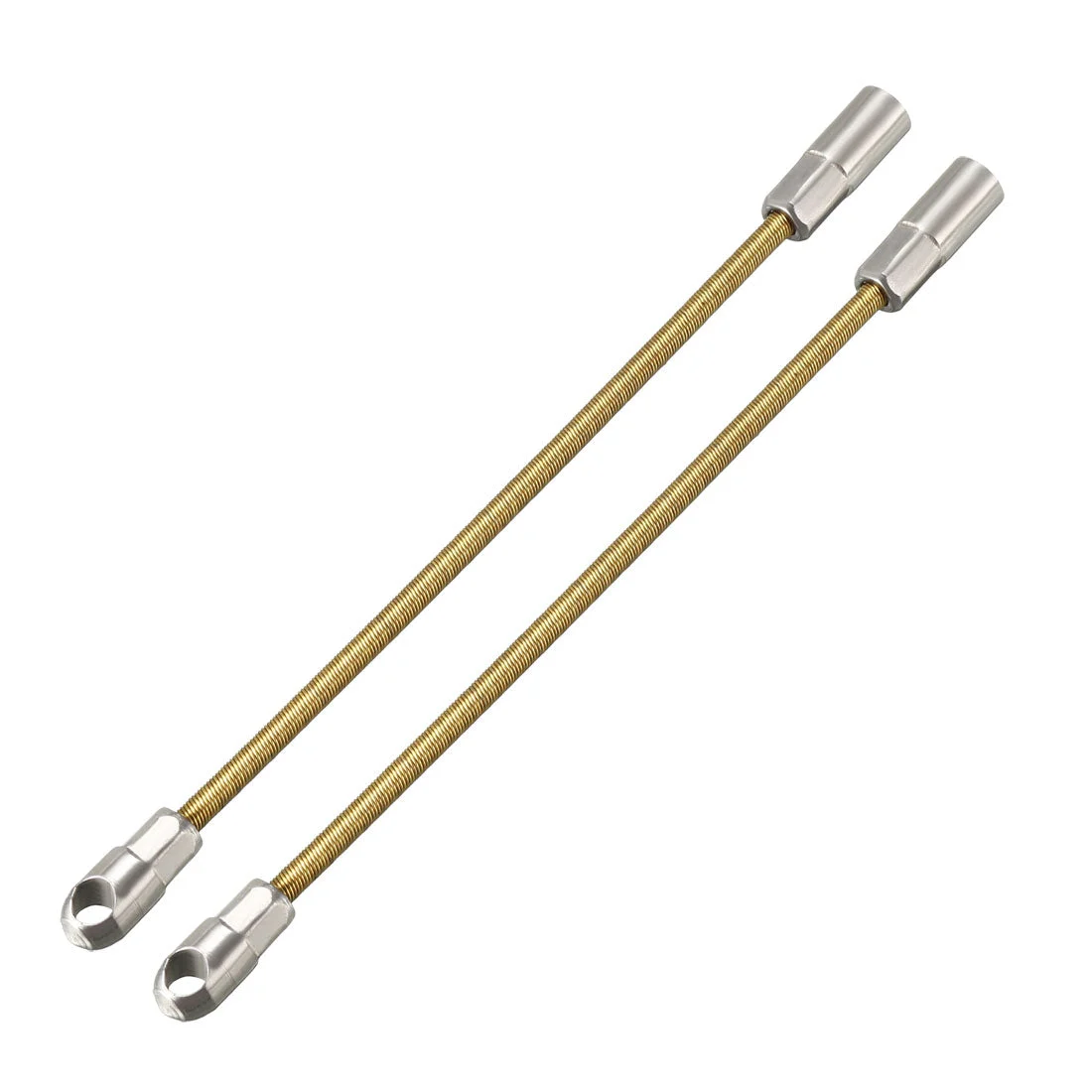 Uxcell 2PCS 165mm Flexible Fish Tape Leader Wire Cable Puller for 6.5mm Wire Puller