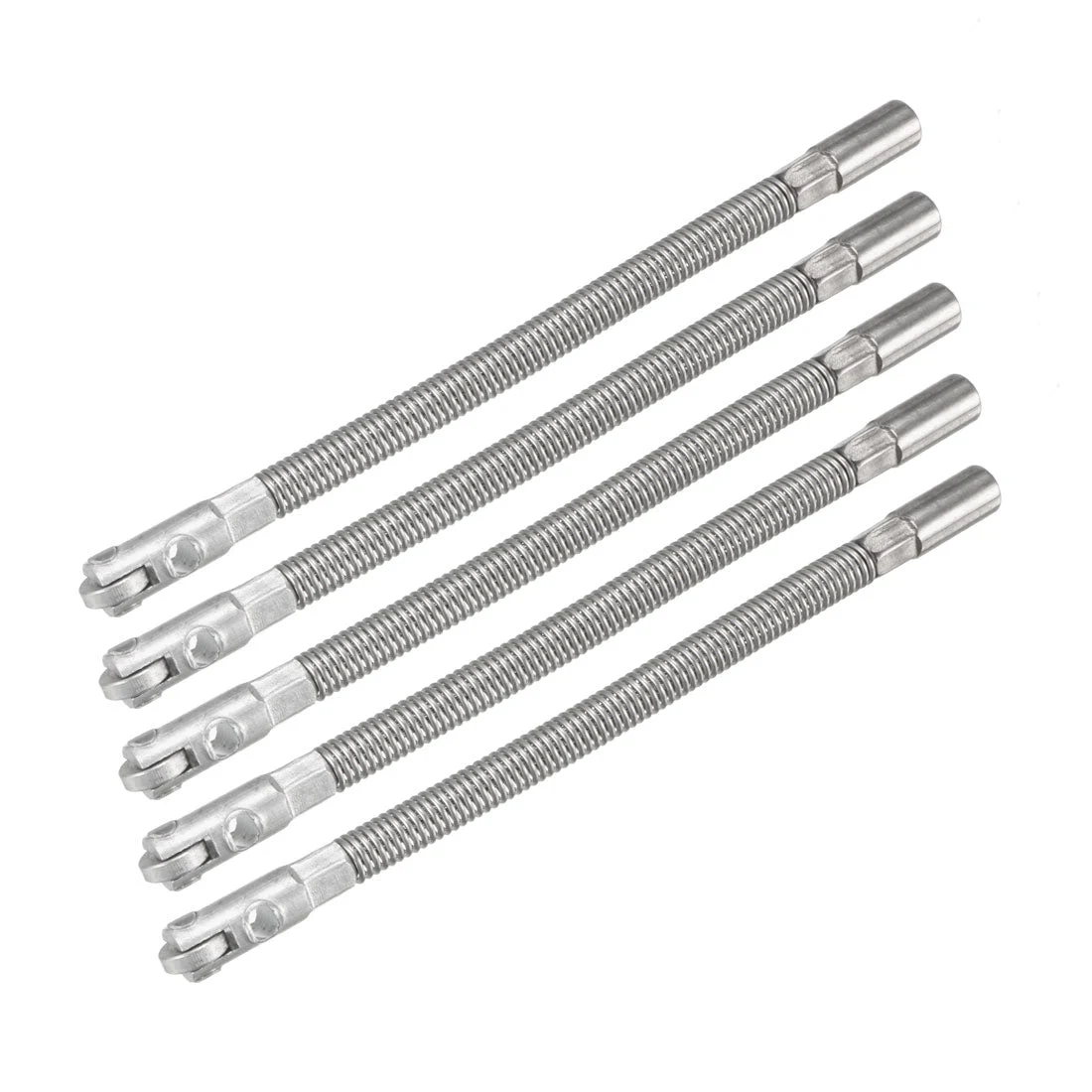 Uxcell 5PCS 108mm Fish Tape Leader Wire Cable Puller with Roller for 4mm Wire Puller