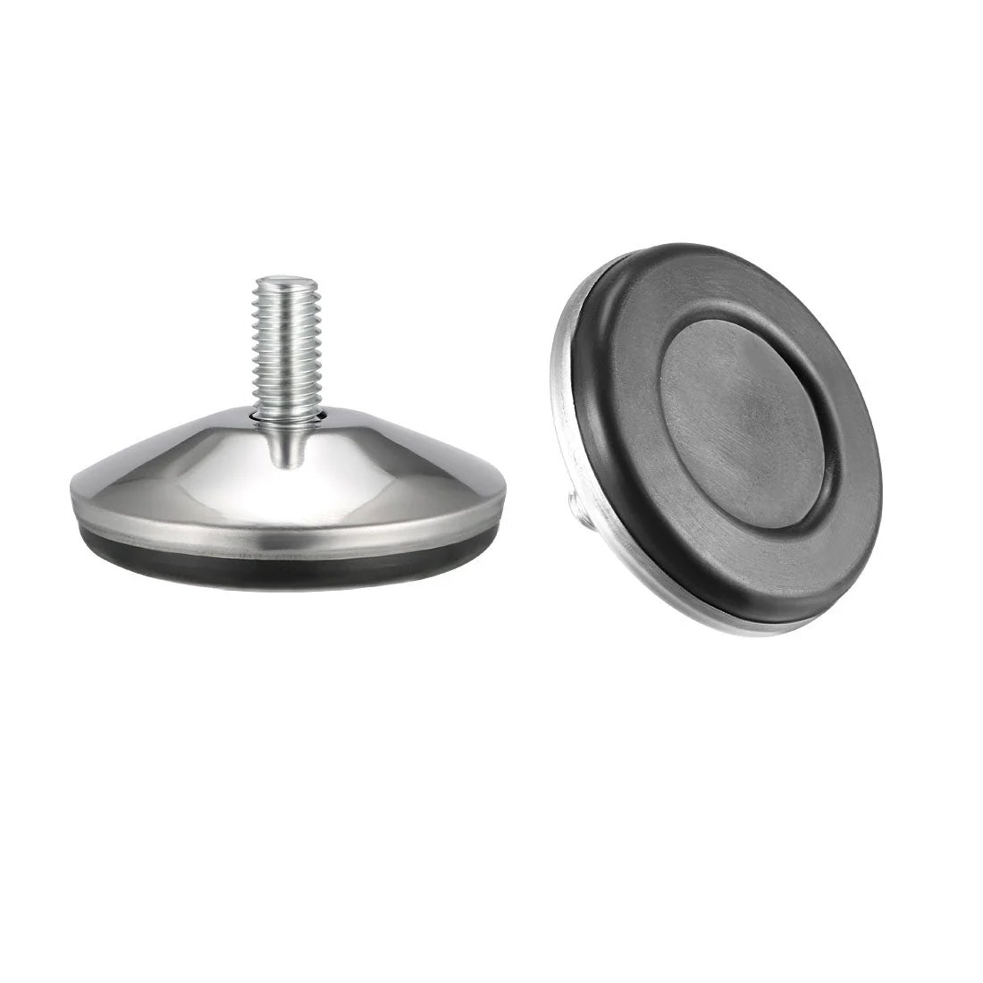Furniture Levelers, 16mm to 20mm Adjustable Height M8 x 15mm Threaded, 8Pcs
