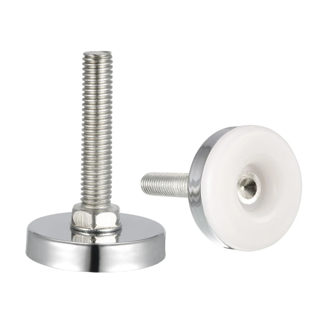 Furniture Levelers, 16mm to 45mm Adjustable Height M8 x 38.5mm Threaded, 4Pcs