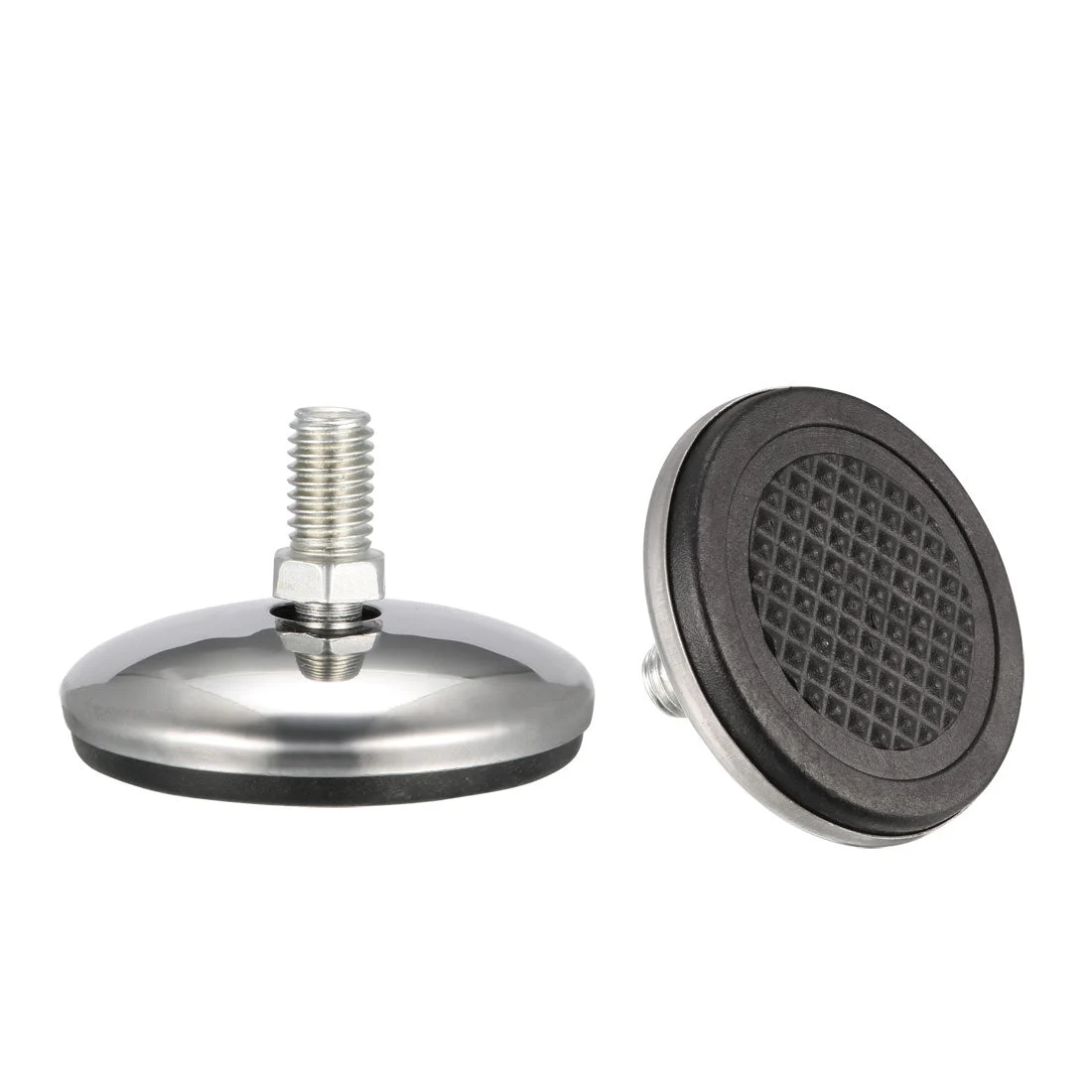 Furniture Levelers, 18mm to 22mm Adjustable Height M8 x 12.5mm Threaded, 4Pcs