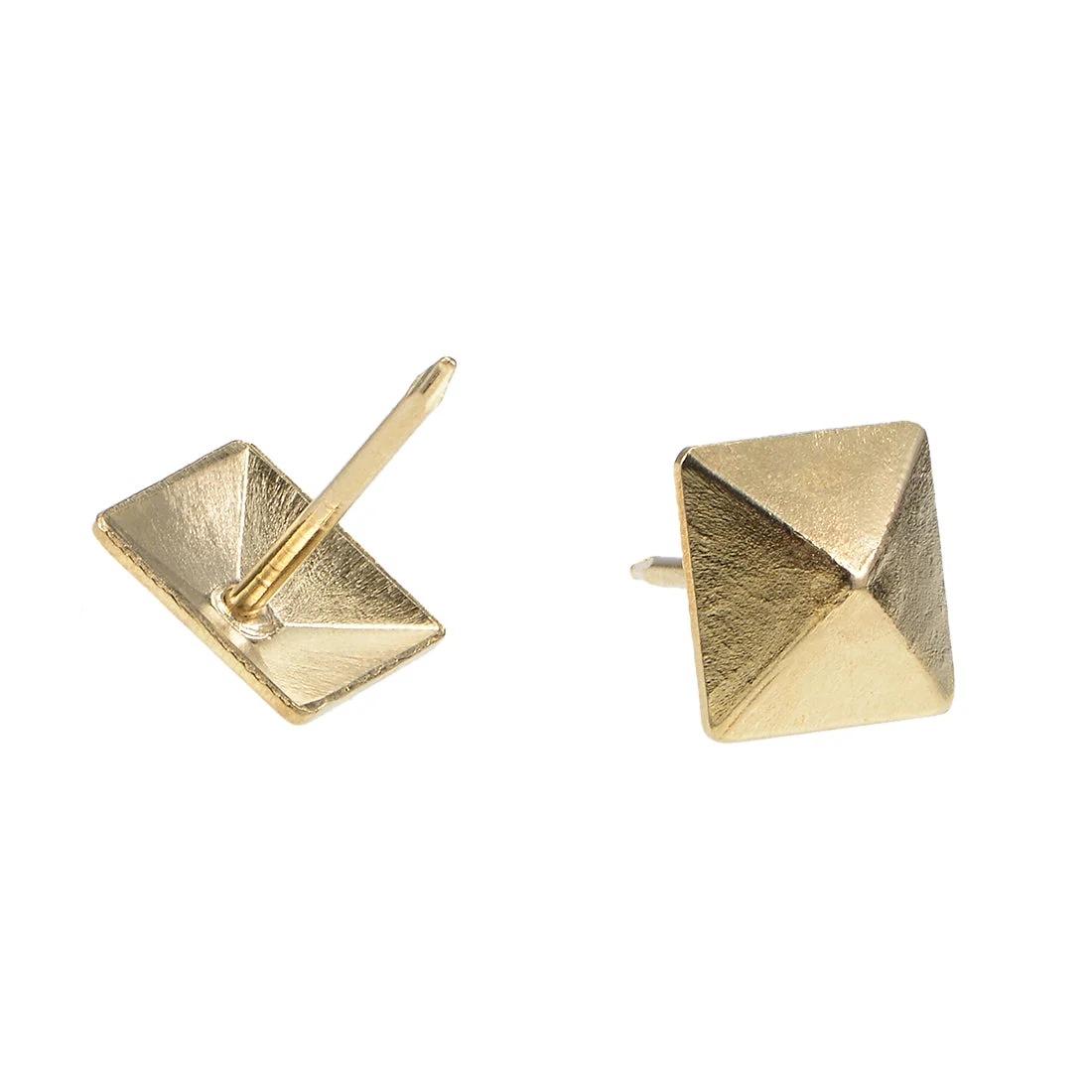 Upholstery Nails Tacks 12mm Square Head Antique Furniture Nails Pins Gold Tone 20 Pcs