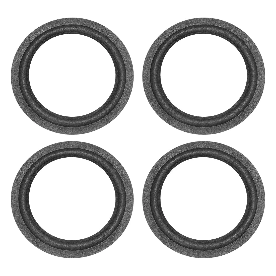 Uxcell 4.5" 4.5 inch Speaker Foam Edge Surround Rings Replacement Part for Speaker Repair or DIY 4pcs