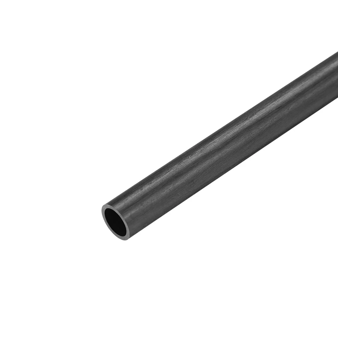 Uxcell Carbon Fiber Round Tube 5mm x 4mm x 200mm Carbon Fiber Wing Pultrusion Tubing for RC Airplane Quadcopter 1 Pcs