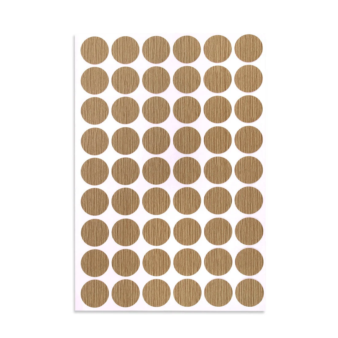 Self-adhesive Screw Hole Stickers,1-Table Self-adhesive Screw Covers Caps Dustproof Sticker 21mm 54 in 1 Maple