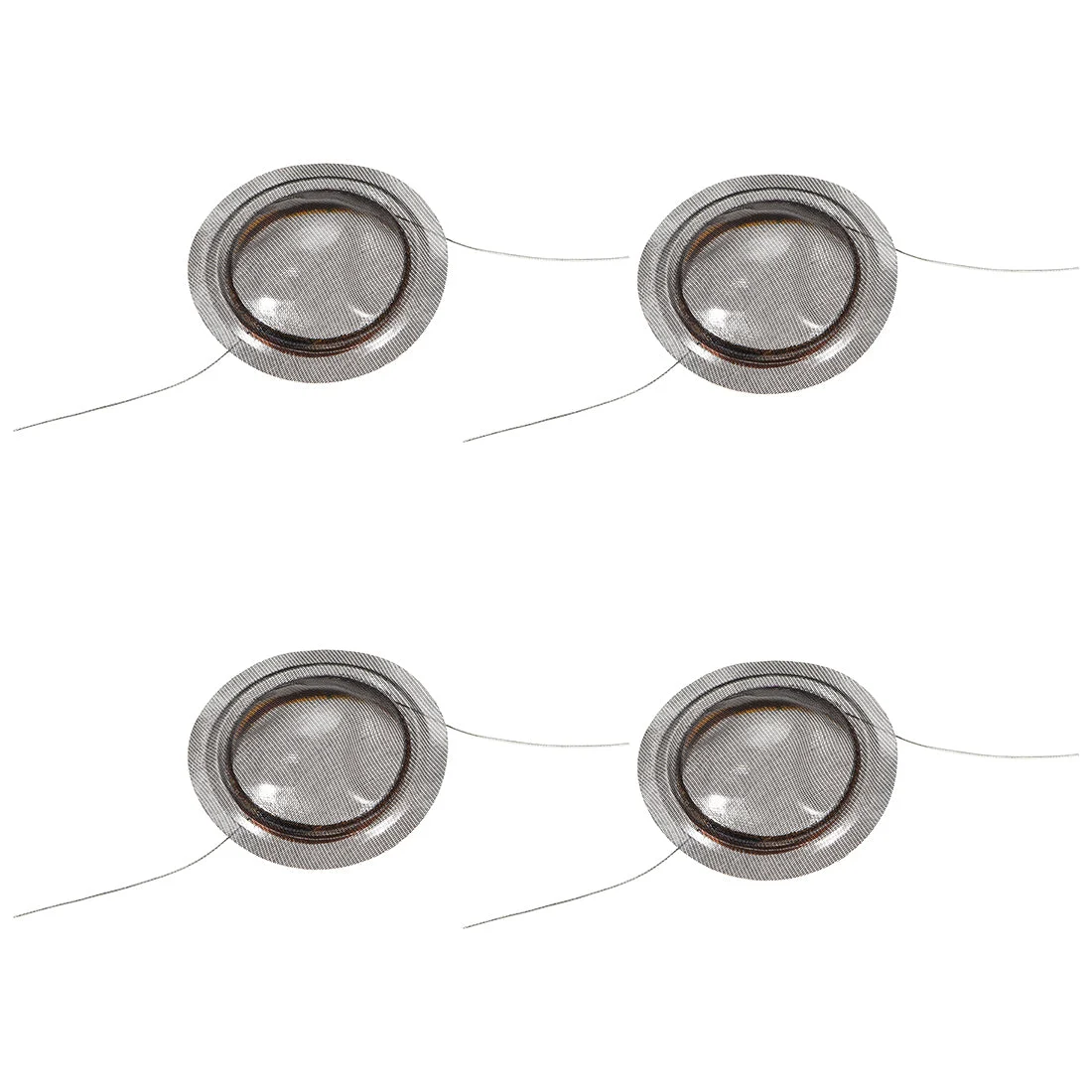 Uxcell 25.5mm Tweeter Voice Coil Speaker High Tone Silk Dome Tweeter Accessory 4pcs