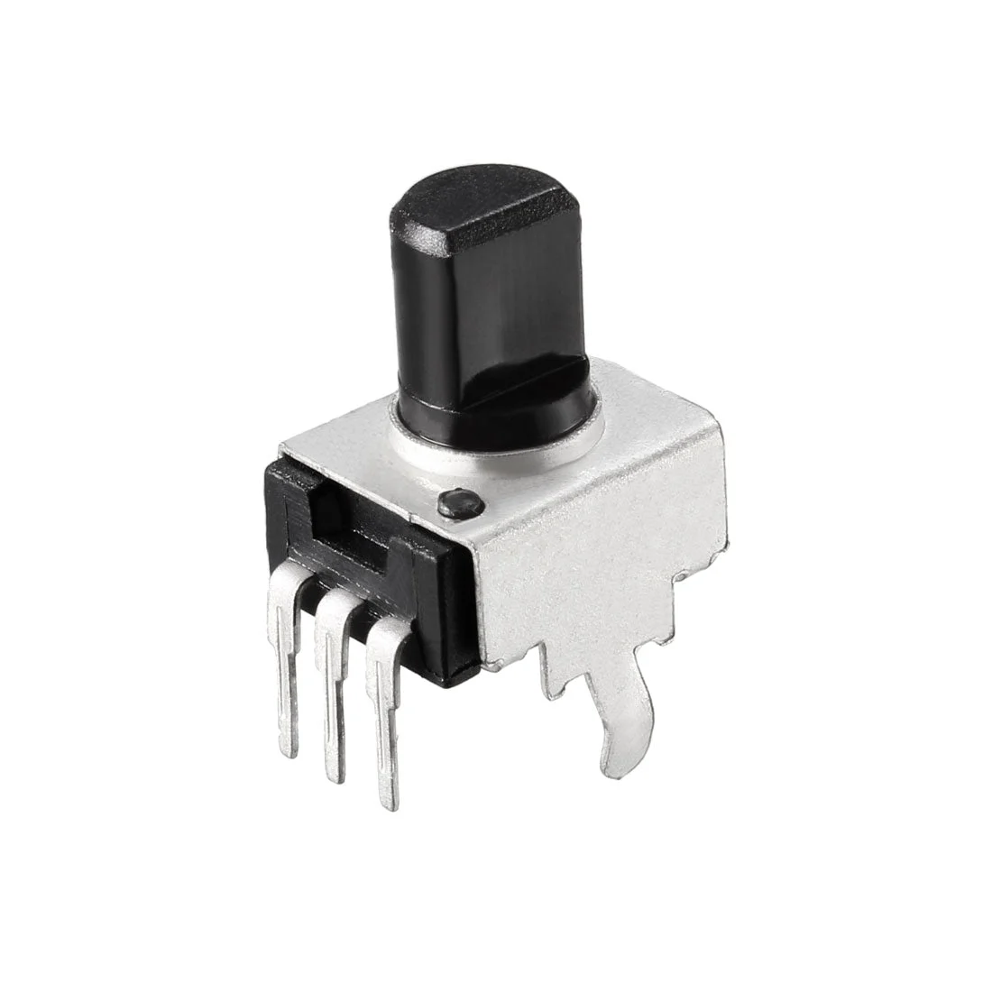 Carbon Film Potentiometer 10K Ohm Variable Resistors Single Turn Rotary Half Shaft Design 5pcs
