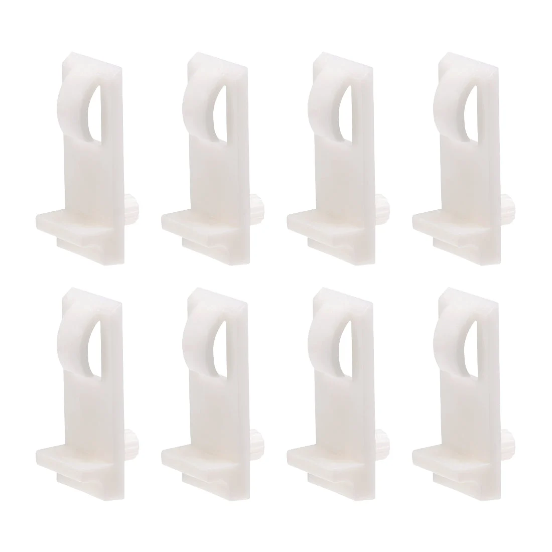 Plastic Shelf Support Pegs,6mm Shelf -Locking,Cabinet Shelf Clips,Shelf Bracket Holder Peg,for Kitchen Furniture Book Shelves Supplies,White,20pcs