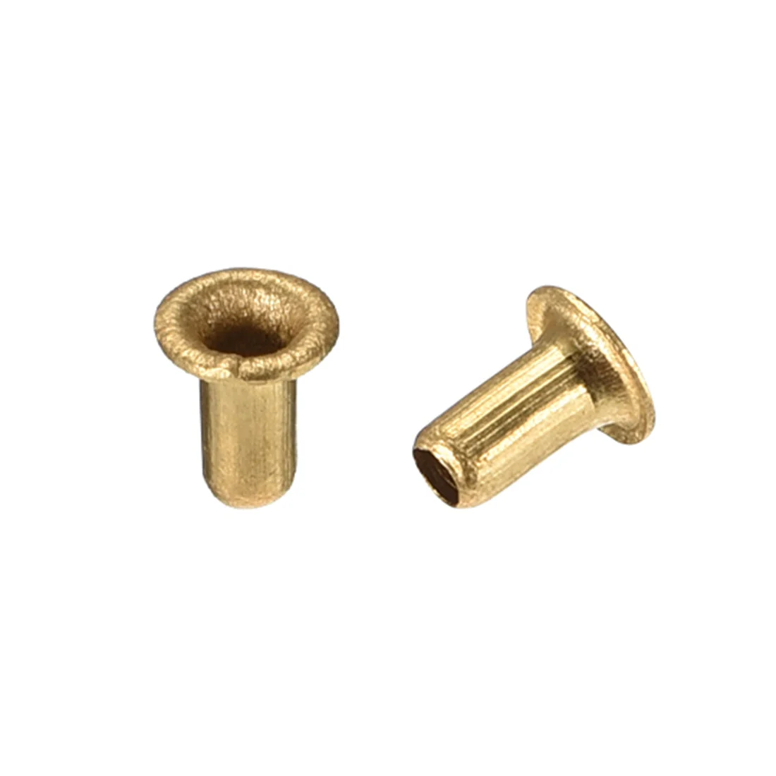 Hollow Rivet,2.5mm x 5mm Through Hole Copper Hollow Rivets Grommets Double-sided Circuit Board PCB 200Pcs