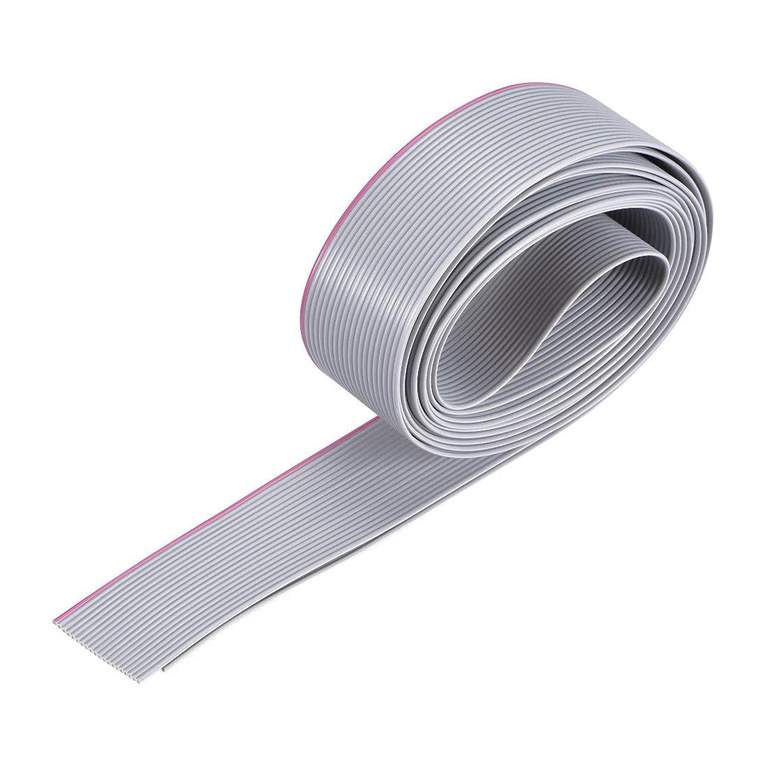 IDC Wire Flat Ribbon Cable 2m/6.6ft Length 1.27mm Pitch 20 Pins Gray