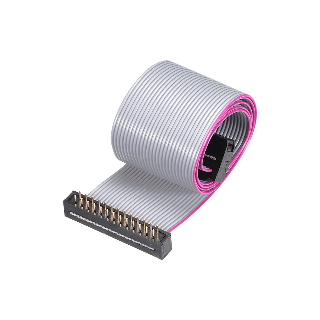 IDC Wire Flat Ribbon Cable FC/FD Connector A-type 26Pins 2.54mm Pitch 0.5m Long