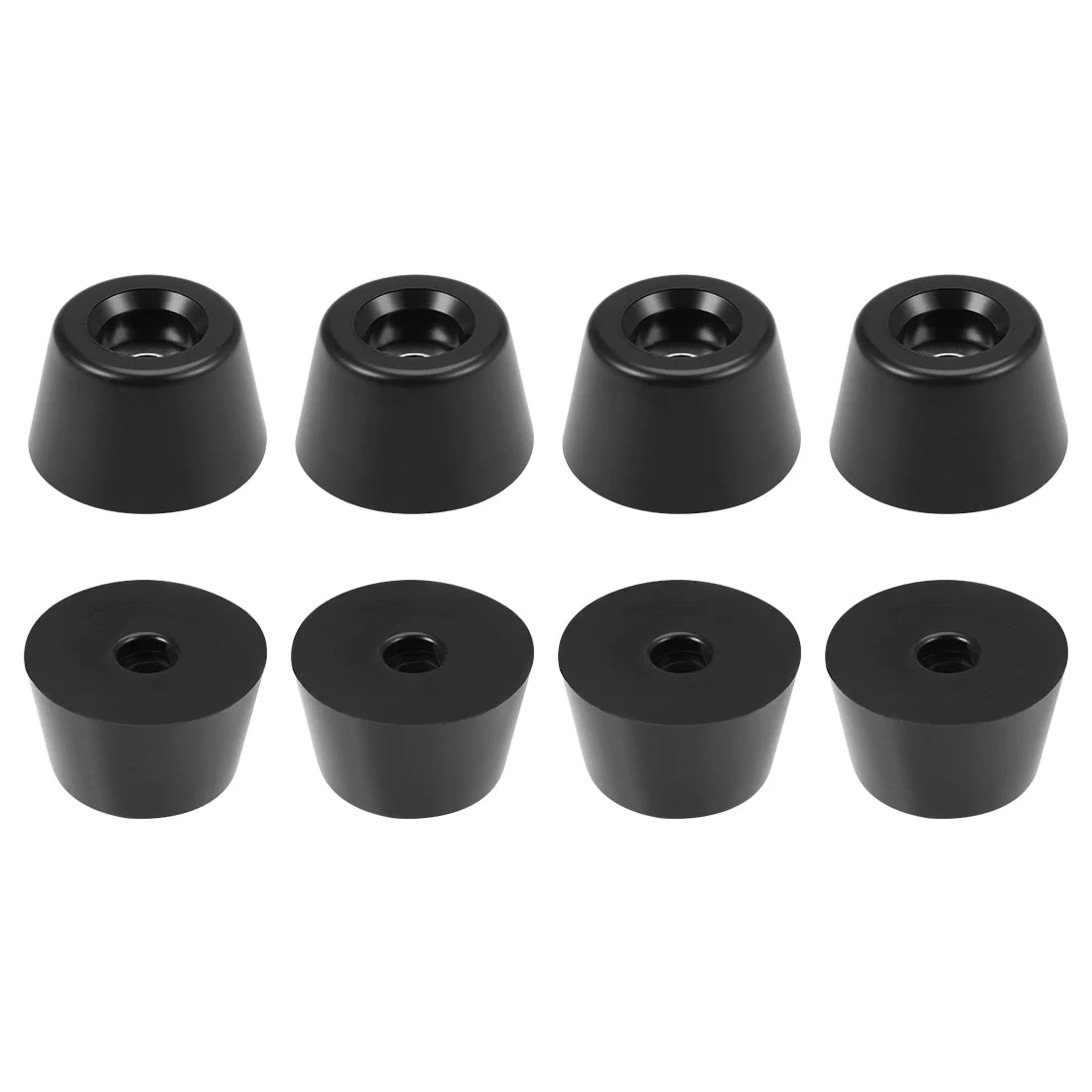 Rubber Furniture Pads, 25mm x 20mm Anti-Slip Bumpers 15mm Height 8Pcs