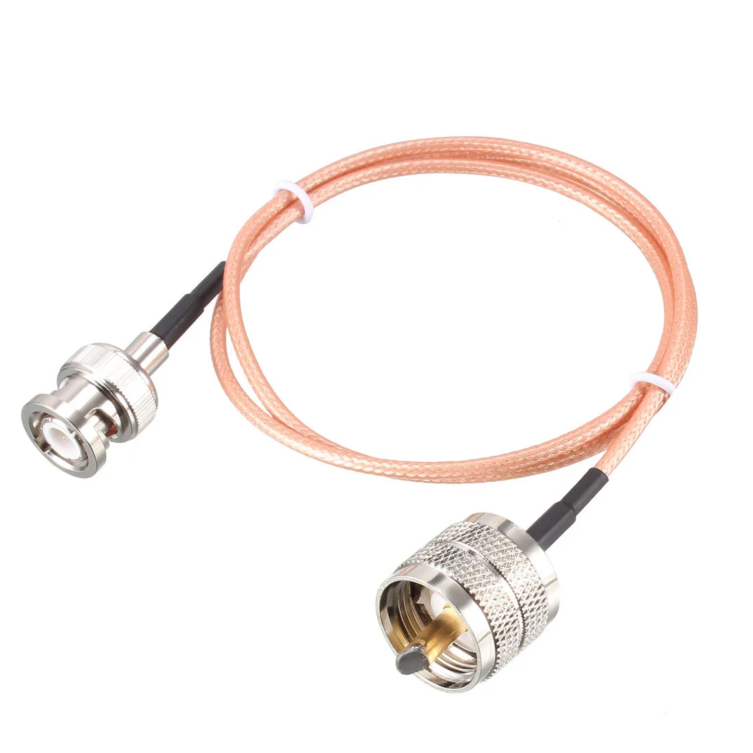 UHF () Male to BNC Male Antenna Radio Cable RG316 Coax Cable 2 Ft