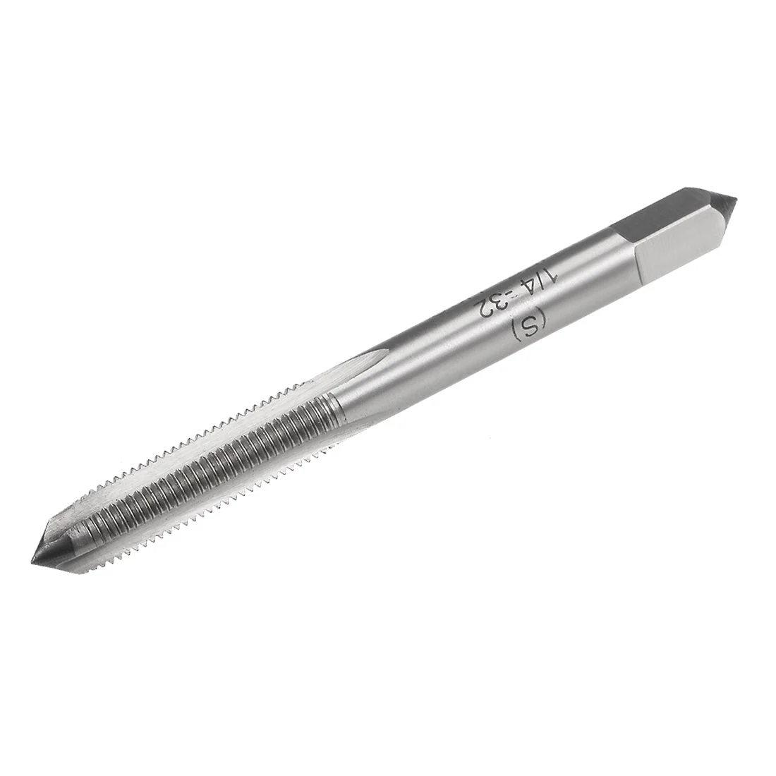 Machine Tap 1/4-32 UNEF Thread Pitch 2B Class 3 Flutes High Speed Steel