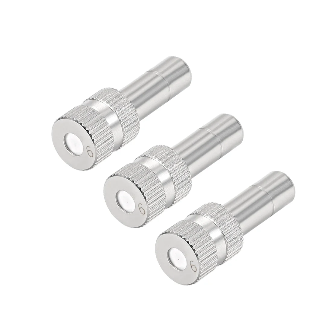 Brass Misting Nozzle 0.024-inch 0.6mm Orifice for 6mm Quick Connector 3Pcs