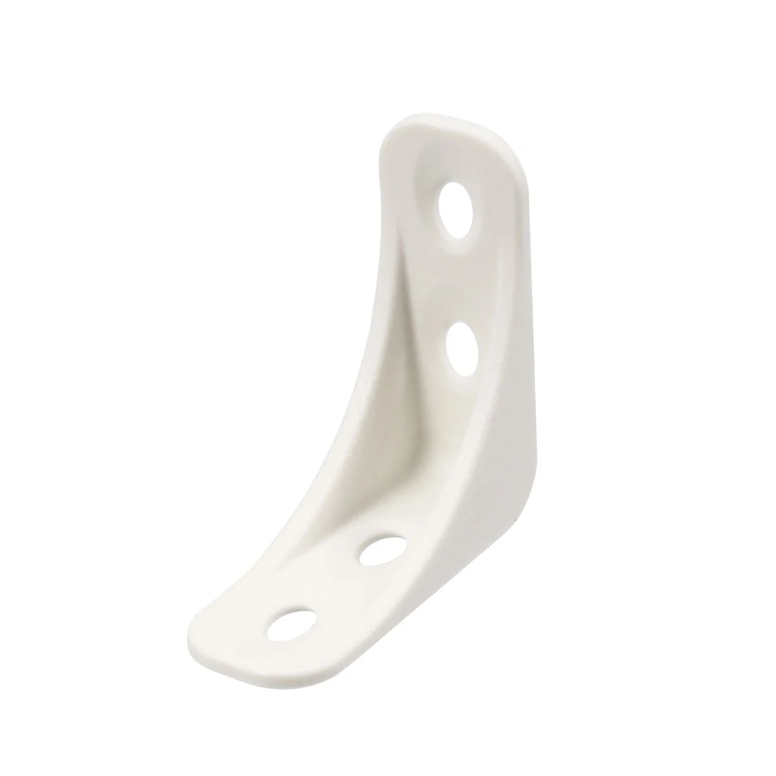 Shelf Cabinet Door 90 Degree Plastic Corner Braces 39x39x16mm Angle Brackets, 100 Pcs