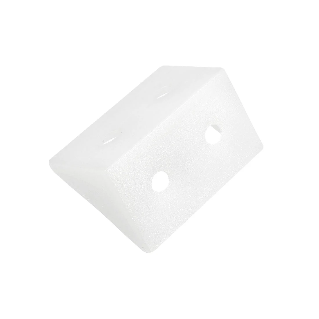 Shelf Cabinet Door 90 Degree Plastic Corner Braces 4 Holes Angle Bracket, 100 Pcs