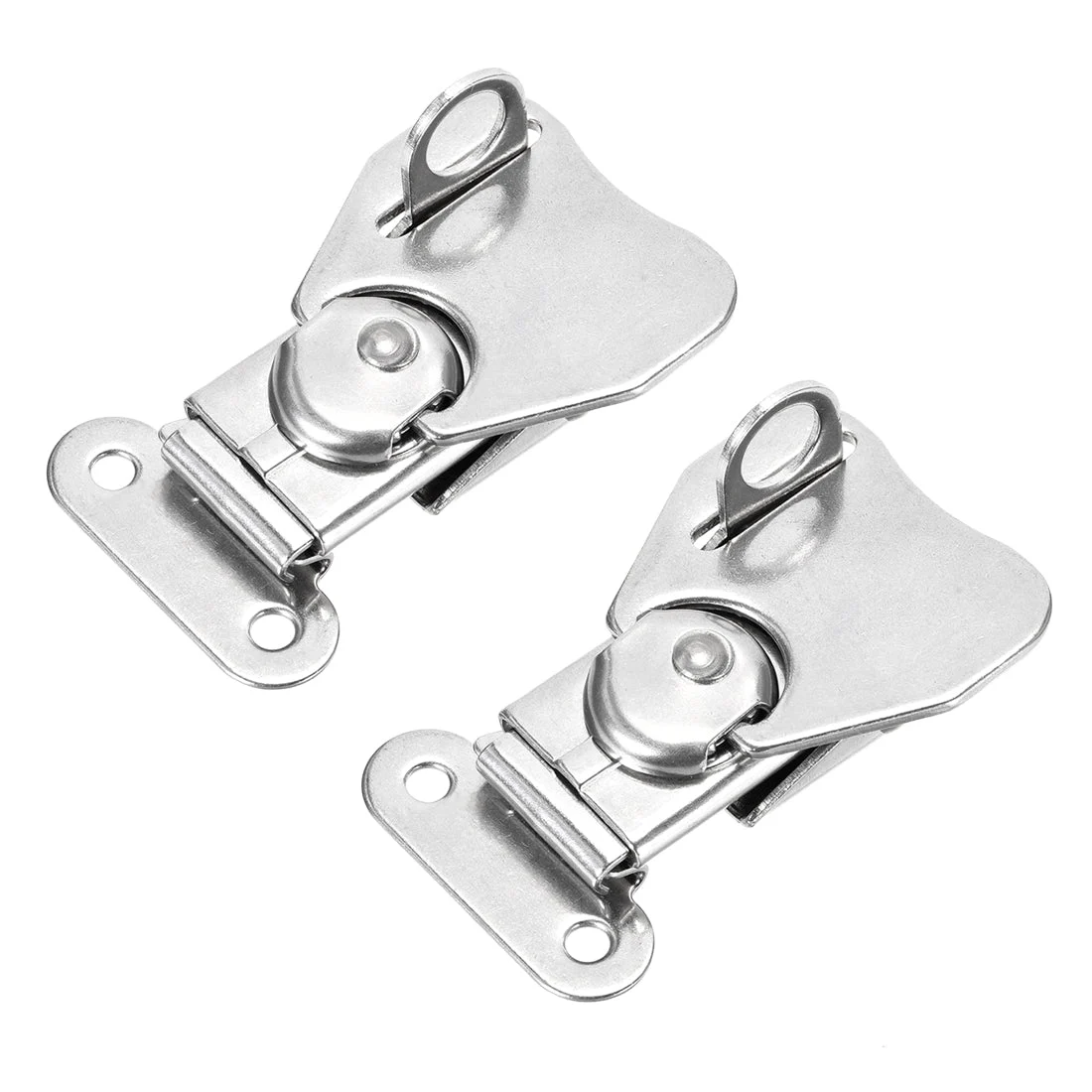1.97-inch SUS304 Stainless Steel Butterfly Twist Latch Keeper Toggle Clamp with keyhole - 2 Pcs