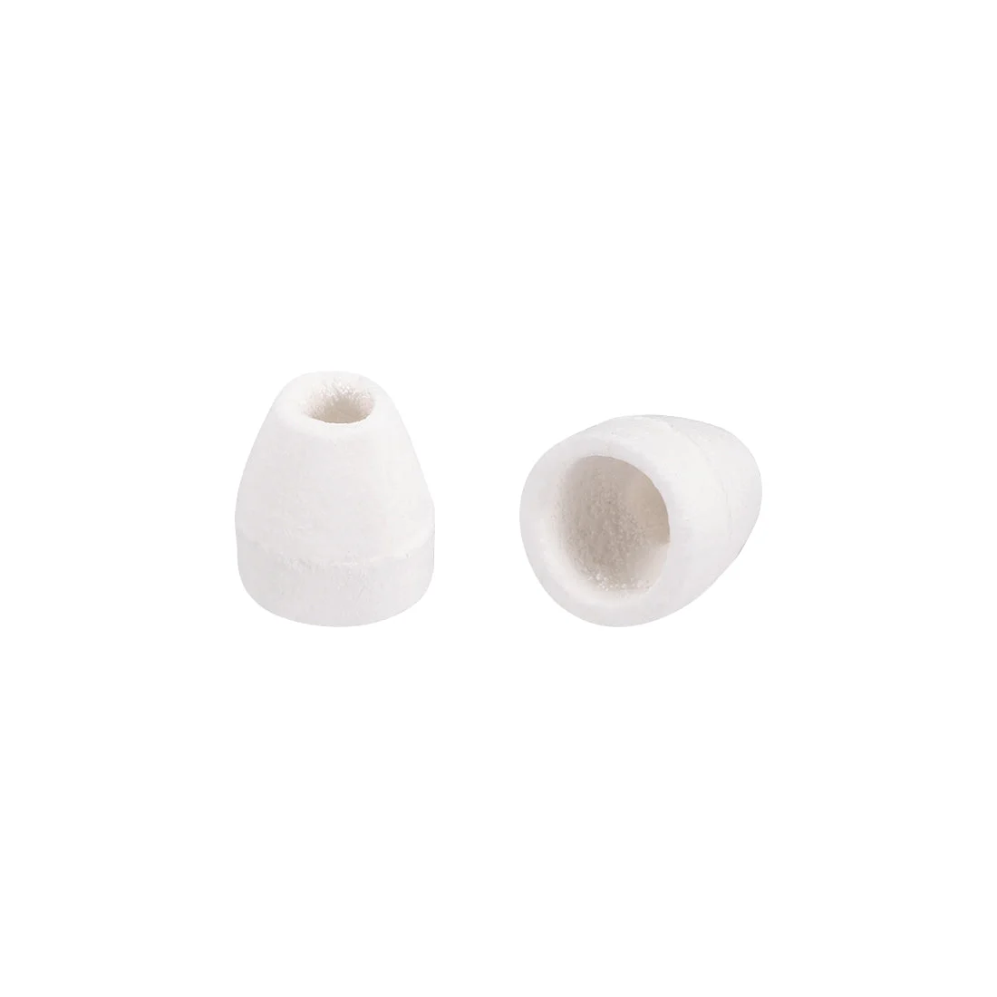 400pcs 2mm Dia Ceramic Insulator Bead Tapered Insulation Bead for Heat Shrink Tubing Heating Wire