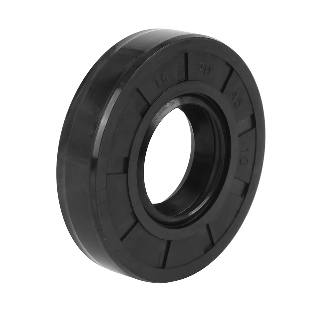 20mm x 45mm x 10mm Rubber Double Lip TC Type Oil Shaft Seal