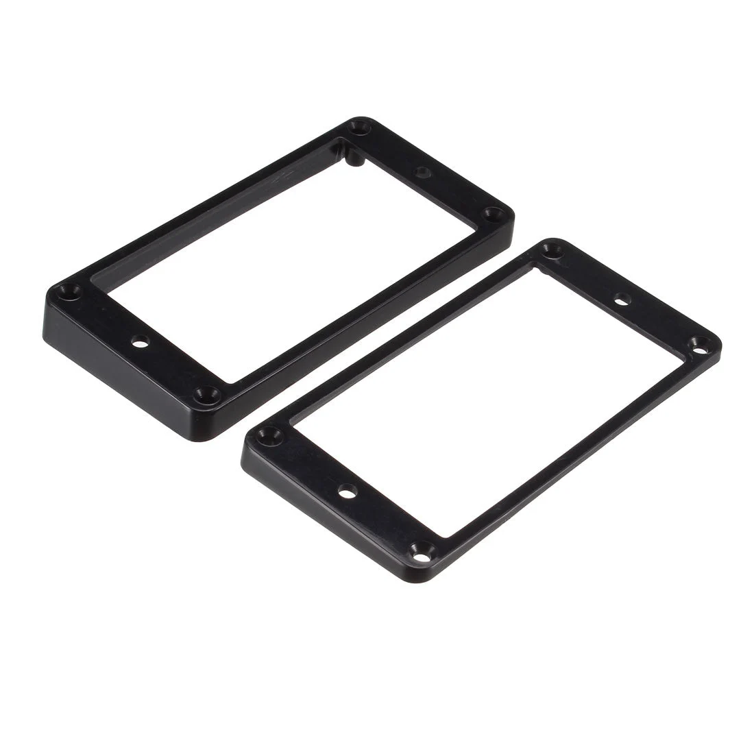 Humbucker Pickup Ring Pickup Mounting Frame Curved Bottom 35 for Neck and 79 for Bridge Pickup Black 2Set
