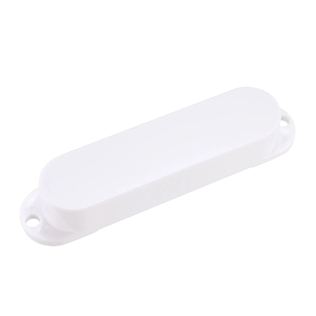 Sealed Single Coil Pickup Cover Set for ST Guitar - No Holes White
