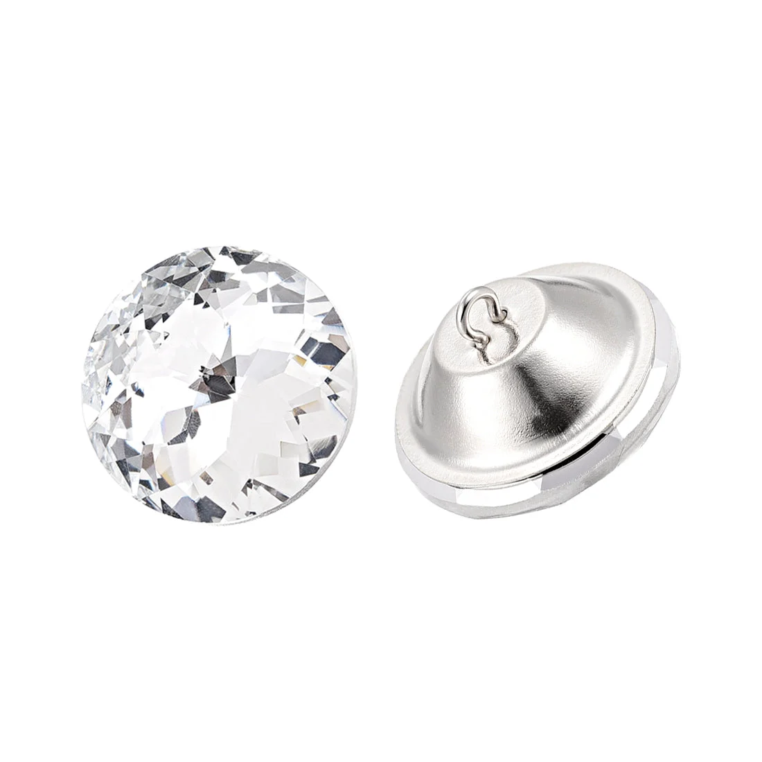 Crystal Upholstery Buttons 20mmx16mm for Sewing Sofa Bed Headboard DIY Crafts Decoration , 50pcs
