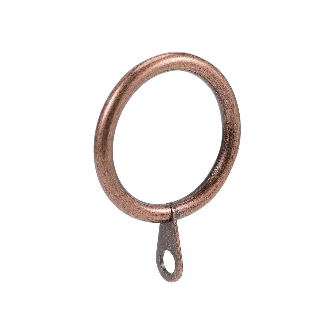 Curtain Rings Metal 28mm Inner Dia Drapery Ring for Curtain Rods Copper 7 Pcs