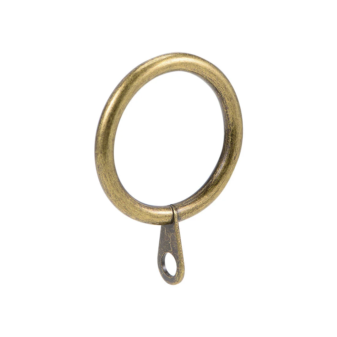 Curtain Rings Metal 28mm Inner Dia Drapery Ring for Curtain Rods Bronze 28Pcs