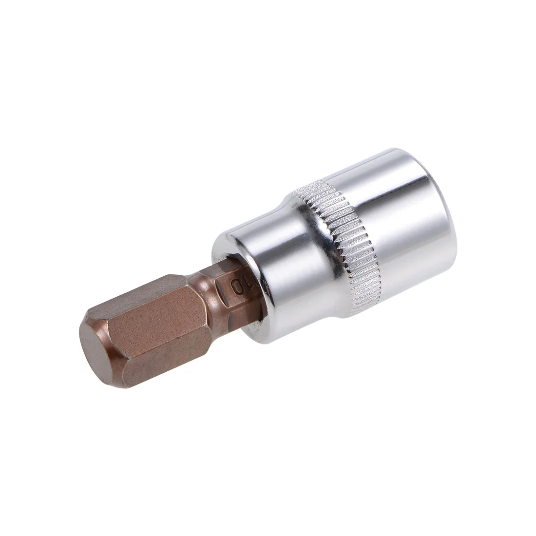 3/8" Drive x 10mm Hex Bit Socket, Standard Metric, S2 & Cr-V Steel