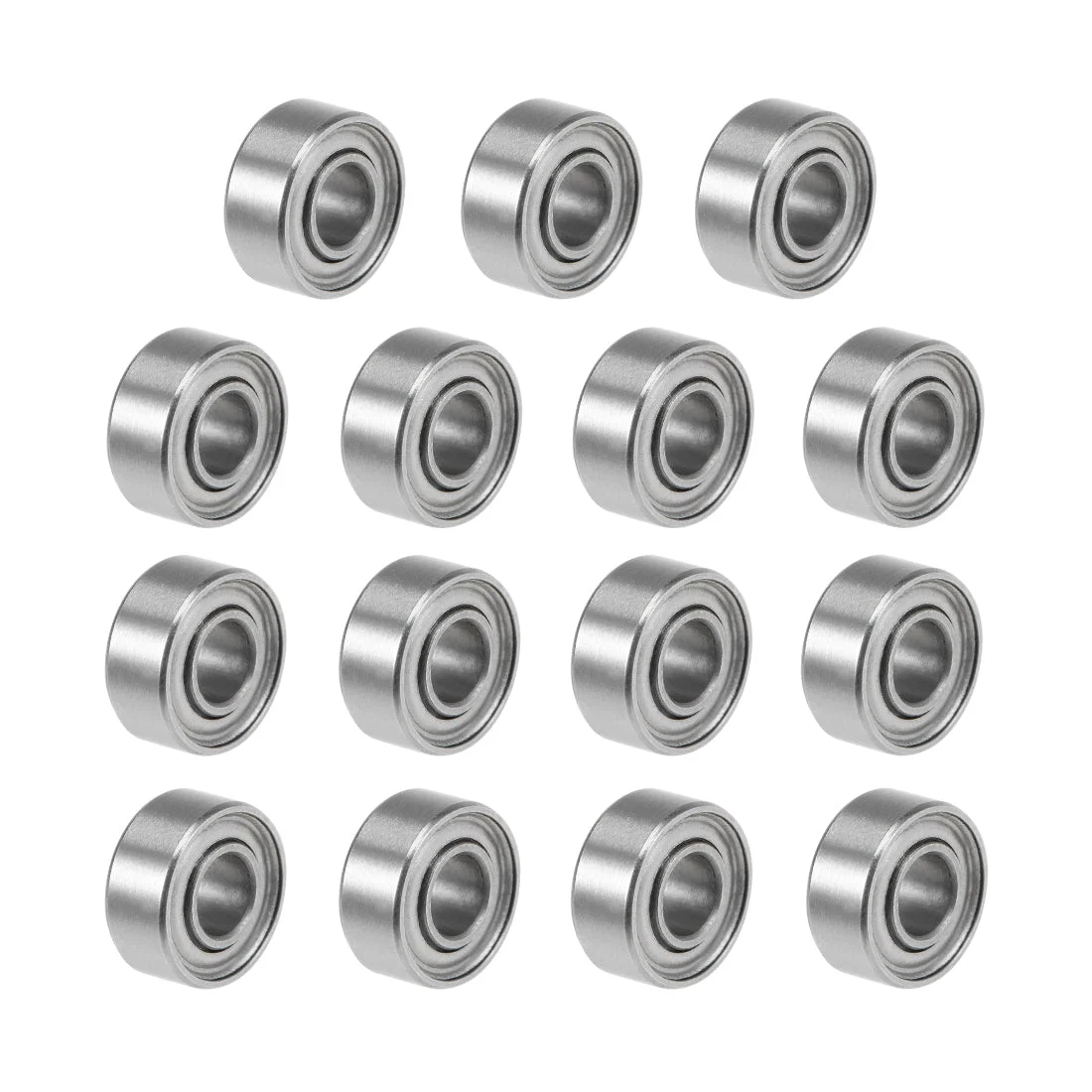 683ZZ Deep Groove Ball Bearings Z2 3x7x3mm Double Shielded Carbon Steel 15pcs