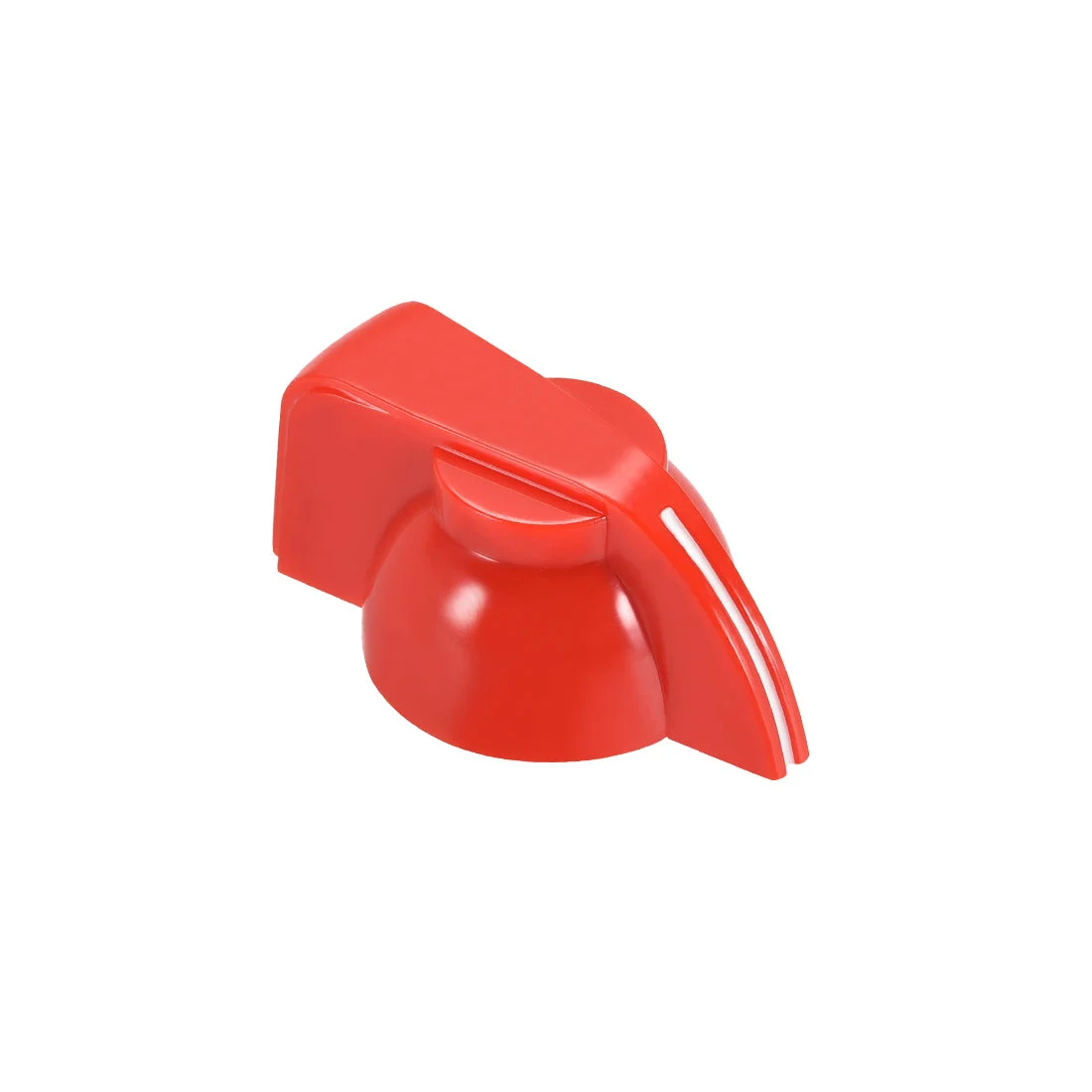 6.4mm Shaft Hole Potentiometer Knobs for Volume Adjustment Guitar Knob with Set Screw, Red