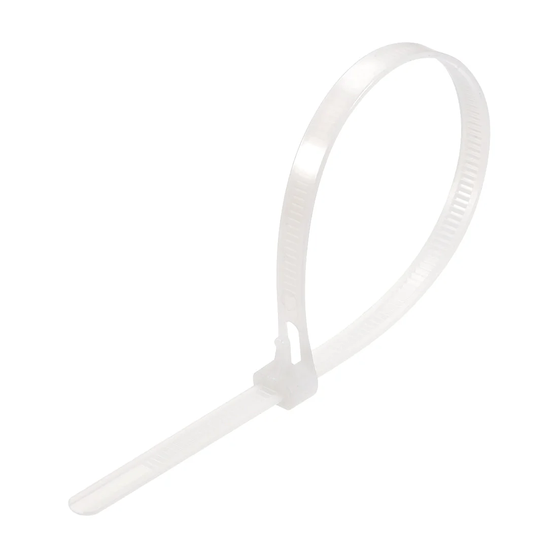 Reusable Cable Zip Ties 12 Inch Releasable Nylon Wire Slipknot Strap White 20pcs
