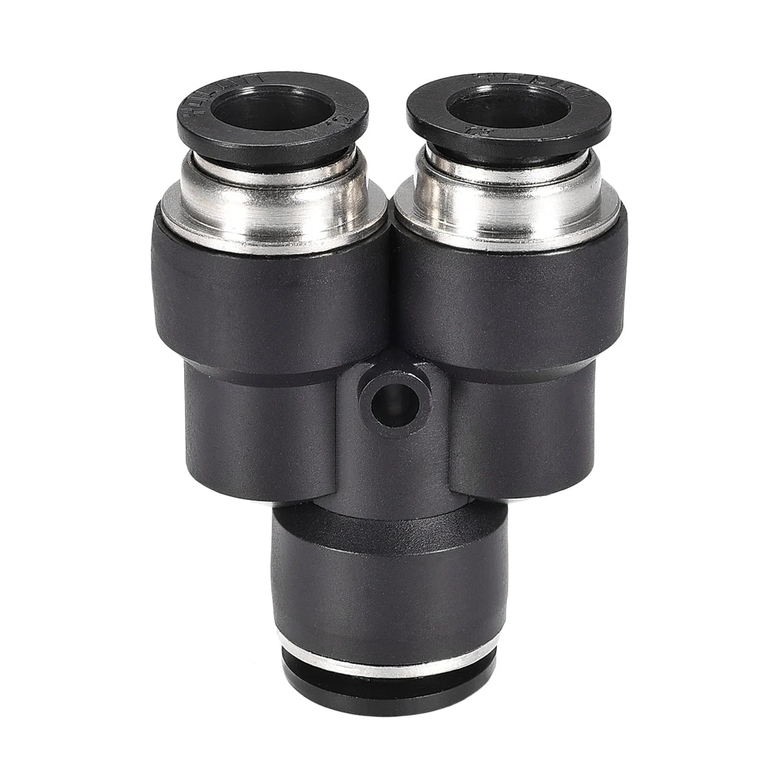 Plastic Connect Y Splitter Push To Tube Fittings 16mm X 12mm OD Push Lock