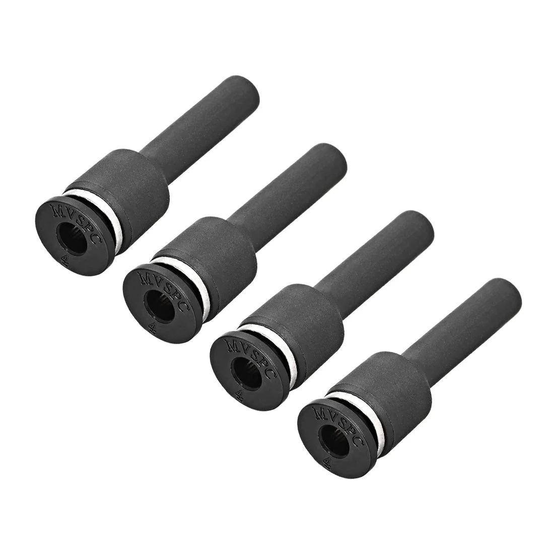 4mm Push Lock Tube Fitting, End OD 6mm Quick Link Air Fittings 4pcs