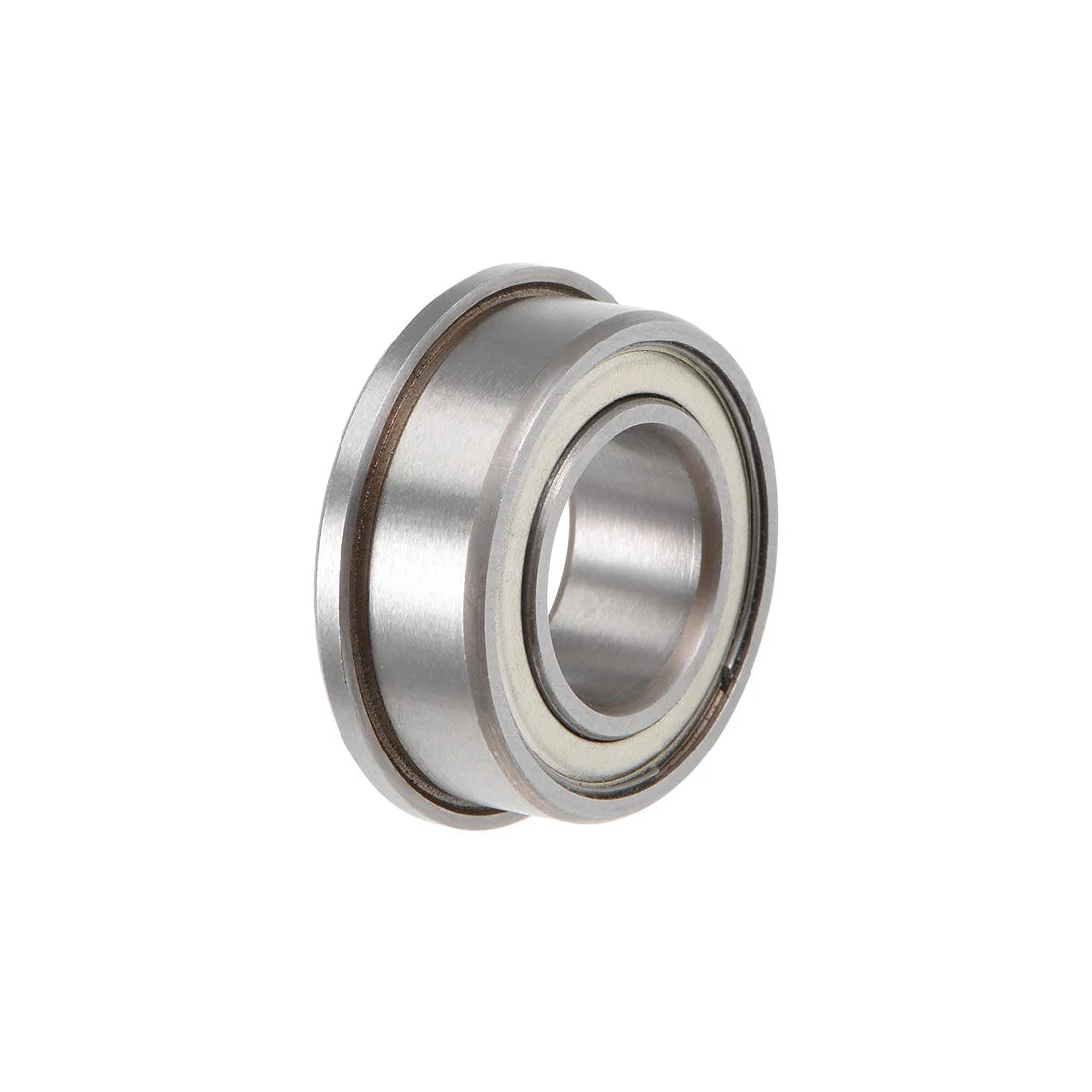 F63800ZZ Flange Ball Bearing 10x19x7mm Shielded Chrome Bearings