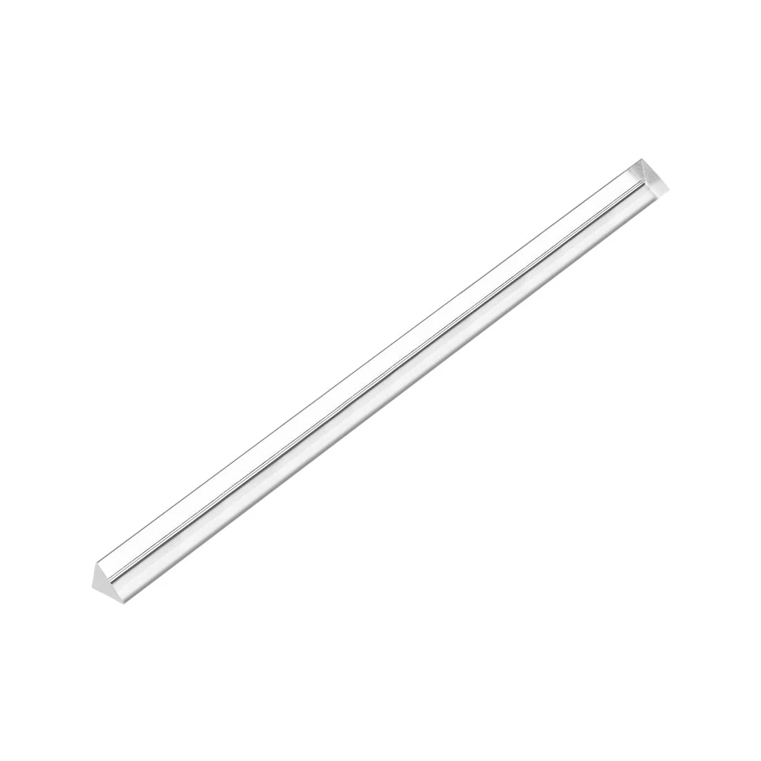 10mmx200mm Transparent Clear Solid Acrylic Triangle Rod PMMA Bar
