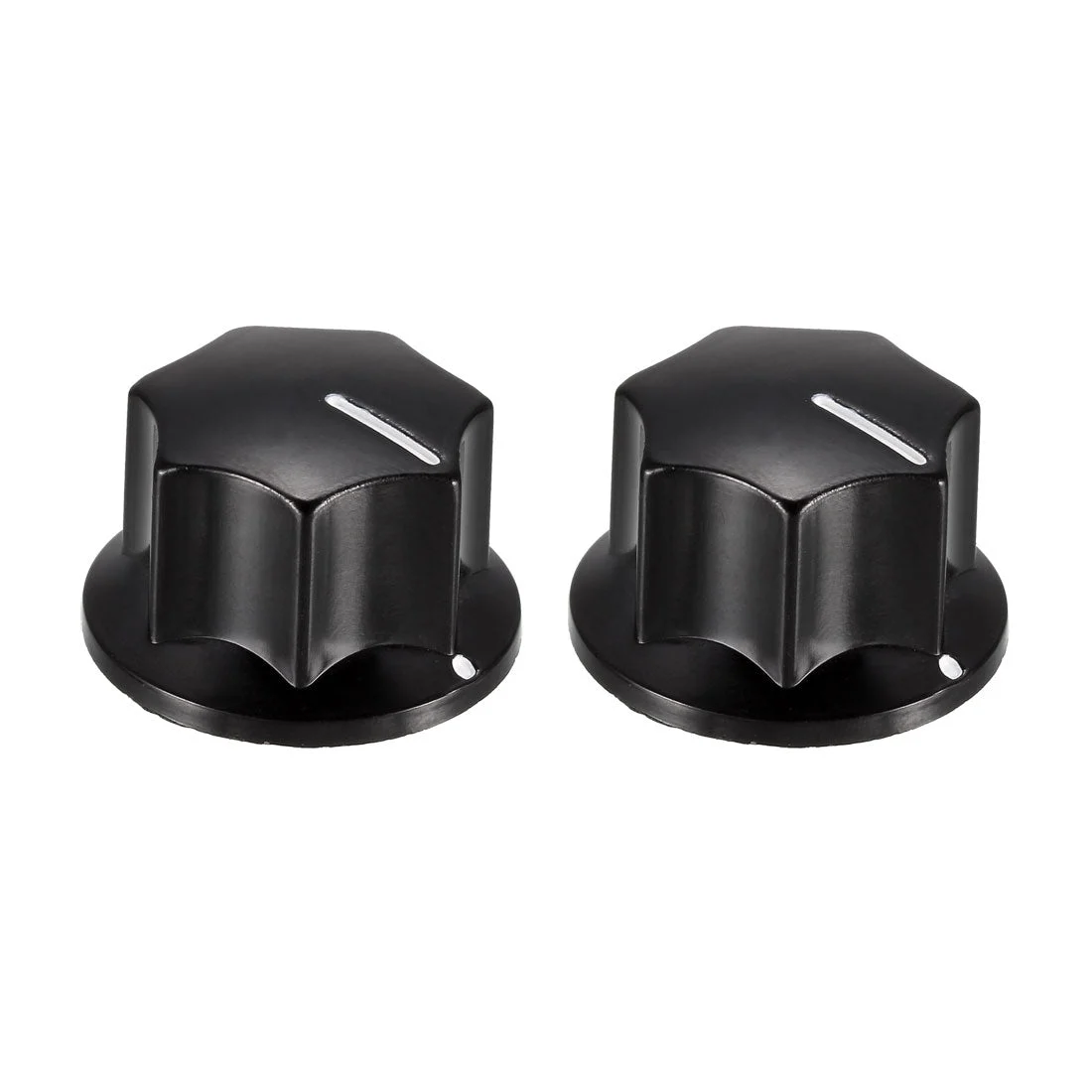 2Pcs Speaker Control Knob Power Amplifier Knob 27mm Dia. Rotary Knobs for 6mm Dia. Shaft Potentiometer