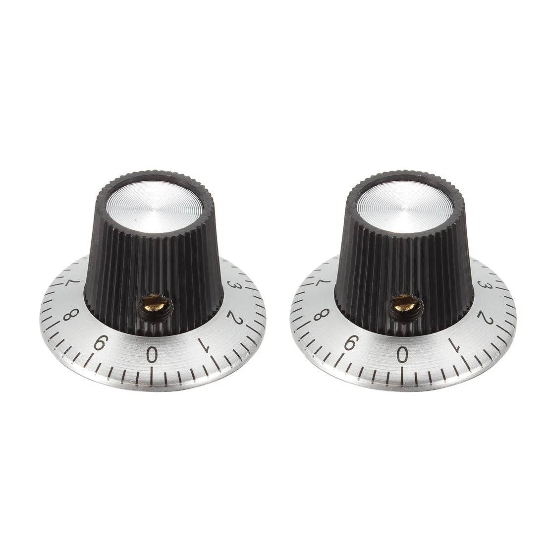 2Pcs Speaker Control Knob Power Amplifier Knob 29x18mm Digital Knob Cap