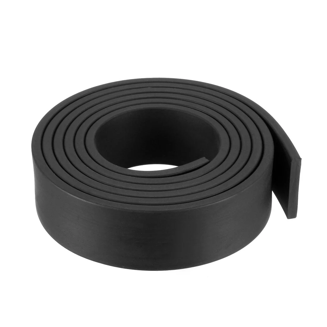 Solid Rectangle Rubber Seal Strip 20mm Wide 3mm Thick, 1 Meter Long Black