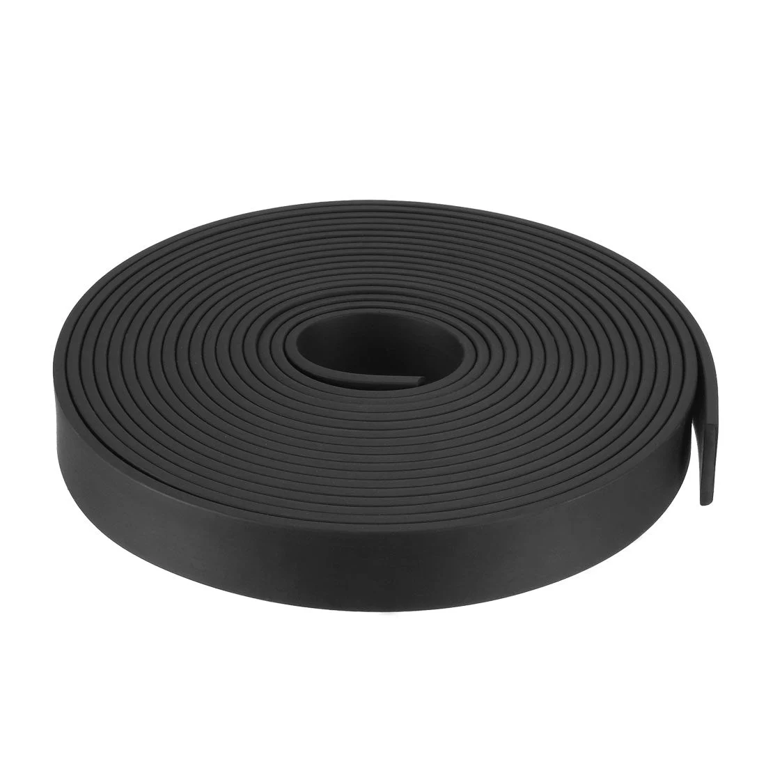 Uxcell 20mm x 3mm x 5m Solid Rectangle Rubber Seal Strip Insulation Window Door Stop