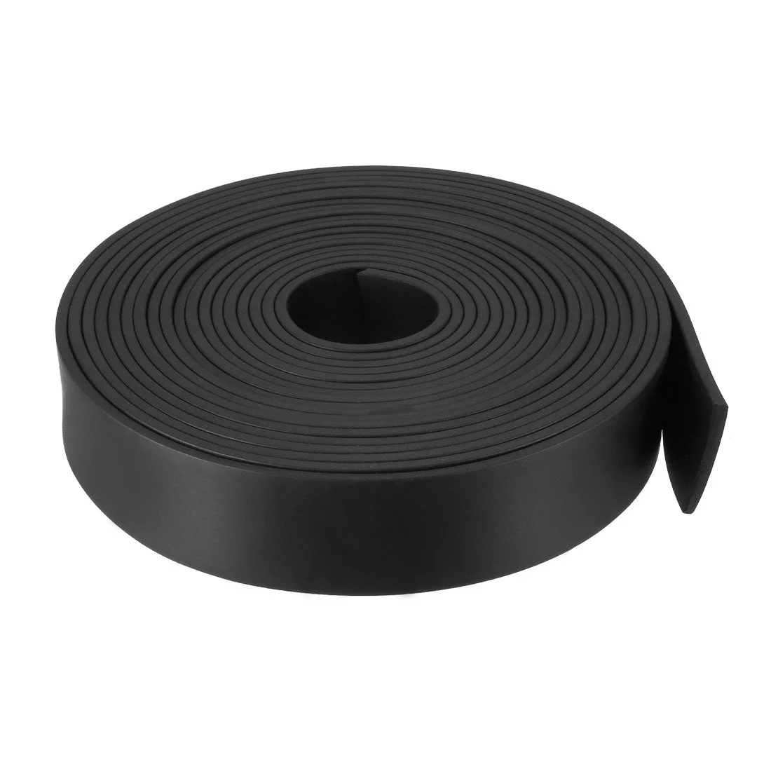 Uxcell Solid Rectangle Rubber Seal Strip 30mm Wide 3mm Thick, 5 Meters Long Black